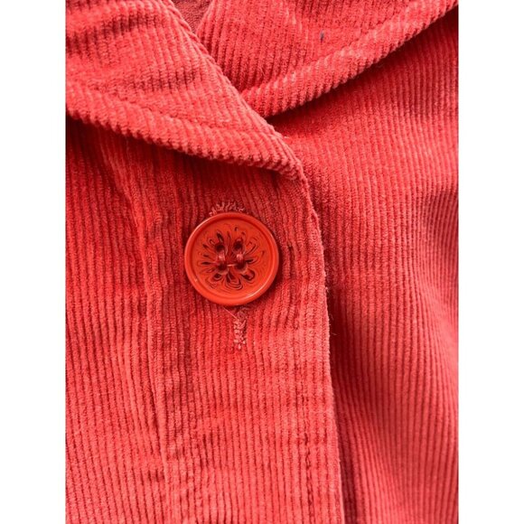 Vintage Chadwick's 3-Button Blazer Jacket Corduroy Pink Cuffed Sleeve Pockets - Picture 5 of 6